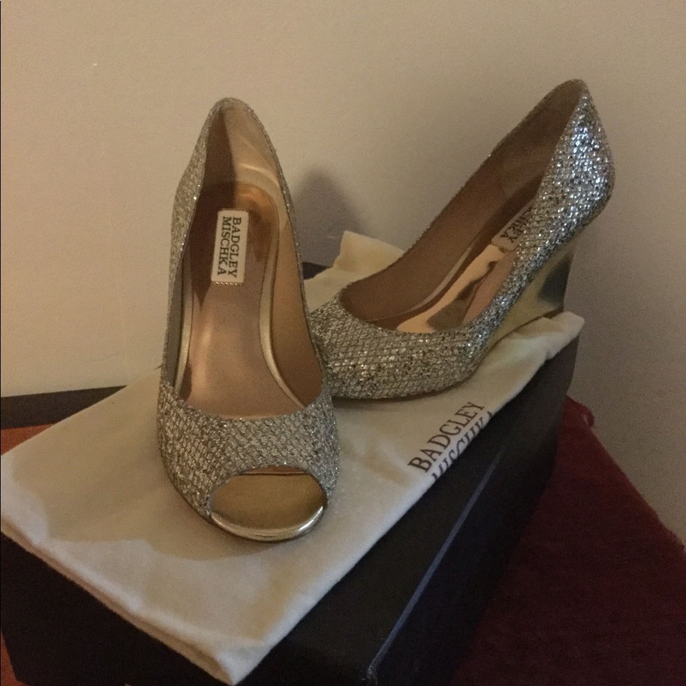 Badgley Mischka Designer Wedge Heels